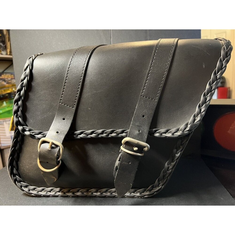 Willie & Max Compact Braided Slant Saddlebag 58707-20